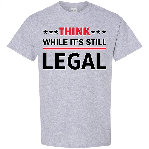 Think While It's Still Legal T-shirt Let's Go Brandon #FJB Republican - Picture 1 of 3